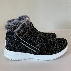 TELIC Women's Apres-Ski Recovery Comfort Boots 510 Granite Size 9 Vegan Friendly